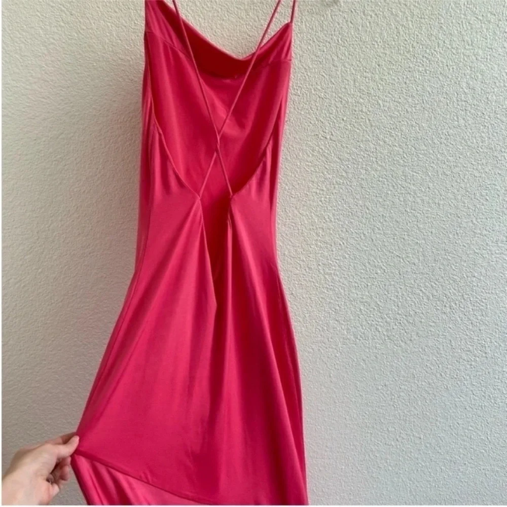 NBD Macduff Slip Maxi Dress Gown Pink - Picture 5 of 12